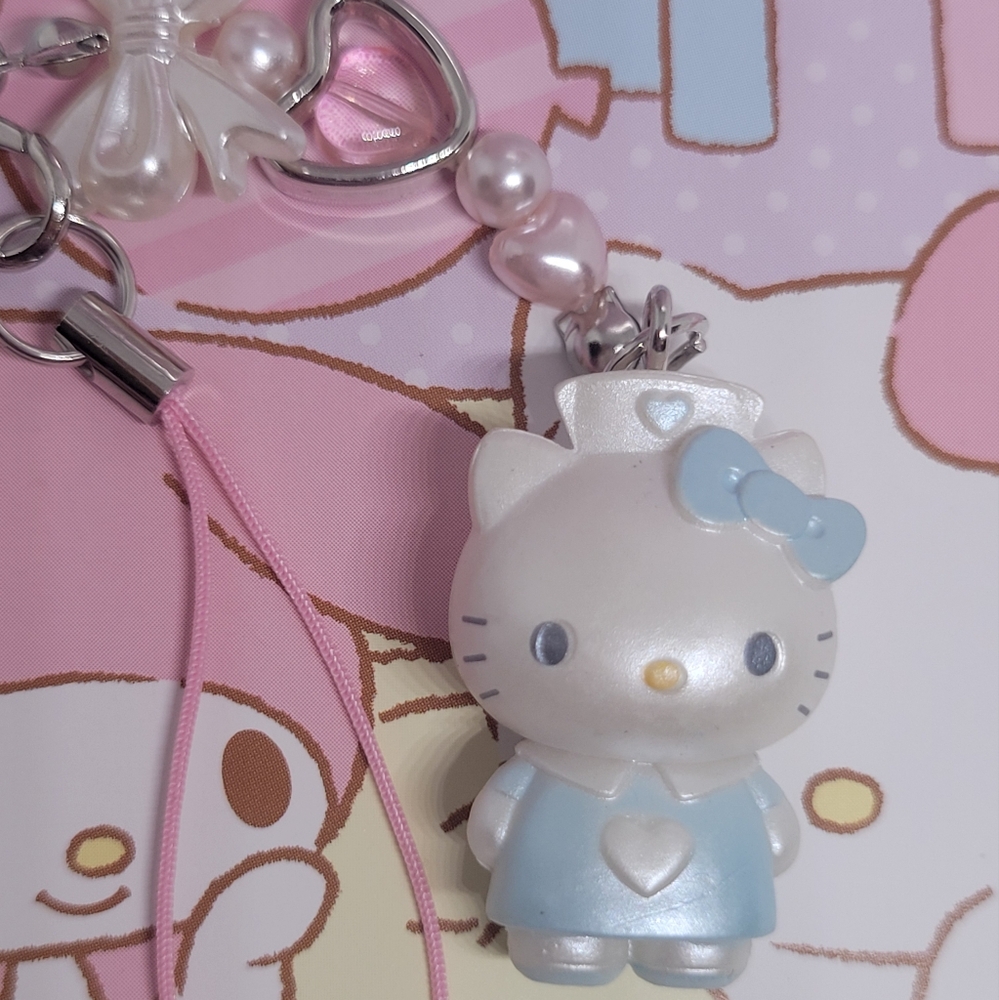 ❣️SOLD❣️NEW Sanrio Secret Strap Hello Kitty Nurse Collectible Charm